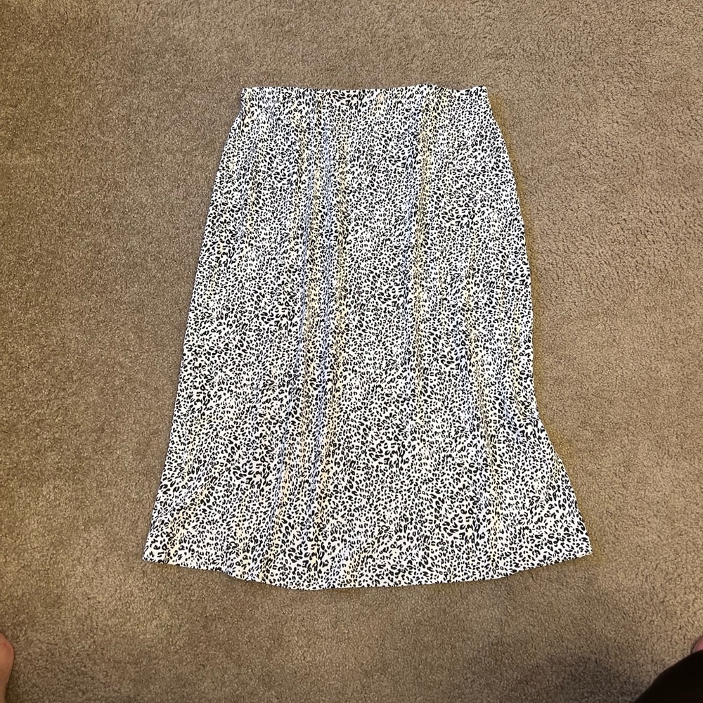 Leopard Midi Skirt